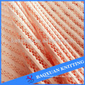 polyester jacquard stripe sandwich fashion tops girl pierced dress fabric